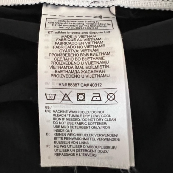 Adidas lock up nylon plain weave trefoil track pants - Picture 11 of 13